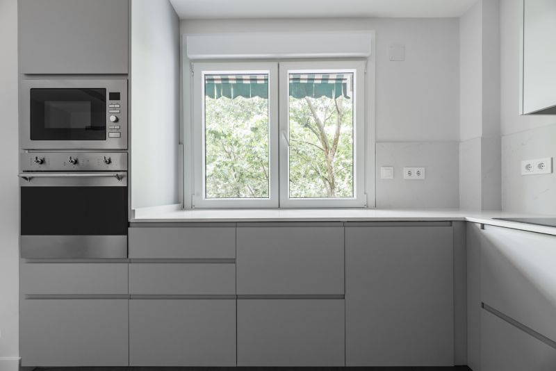 Contemporary Window in Kitchen